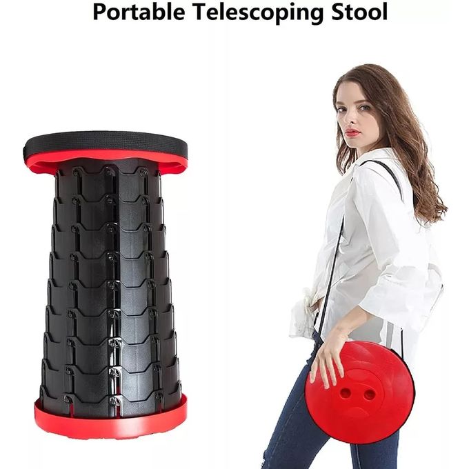 Portable retractable stool