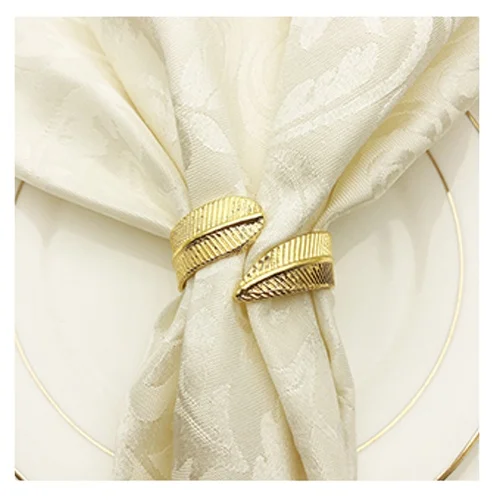 Napkin &golden rings