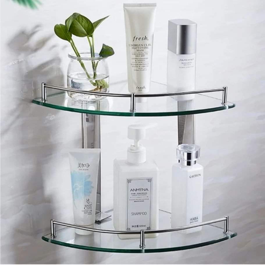 Bathroom corner shelf (Glass)