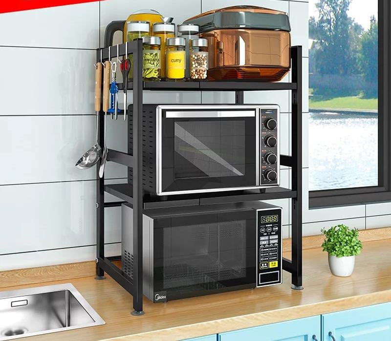 Telescopic microwave/oven stand