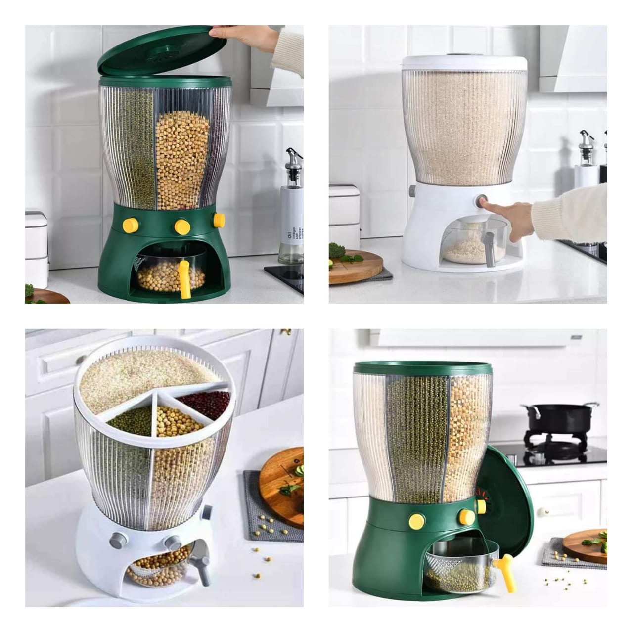 Rotating cereal dispenser