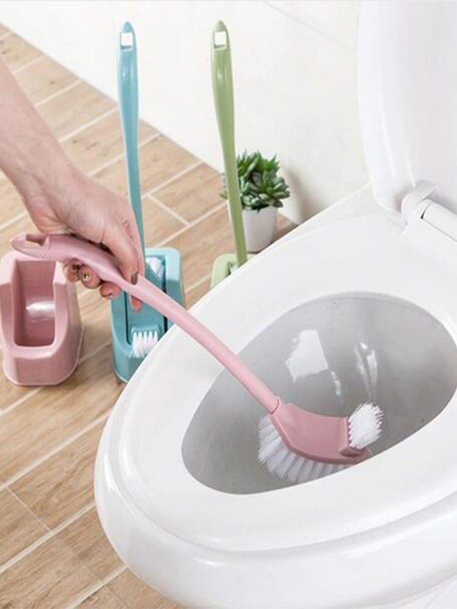 2sided toilet brush+holder 