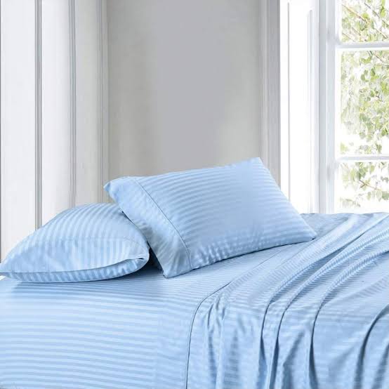 Cotton stripped Bedsheet