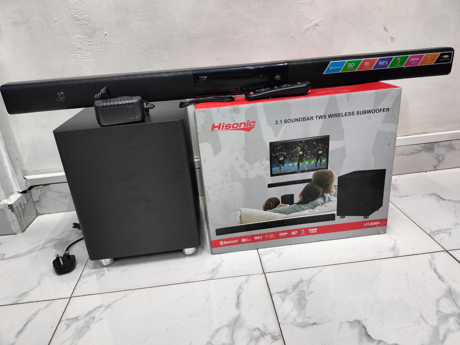 Hisonic 2.1 soundbar subwoofer