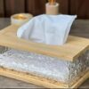 Modern Gold acrylic serviette holder