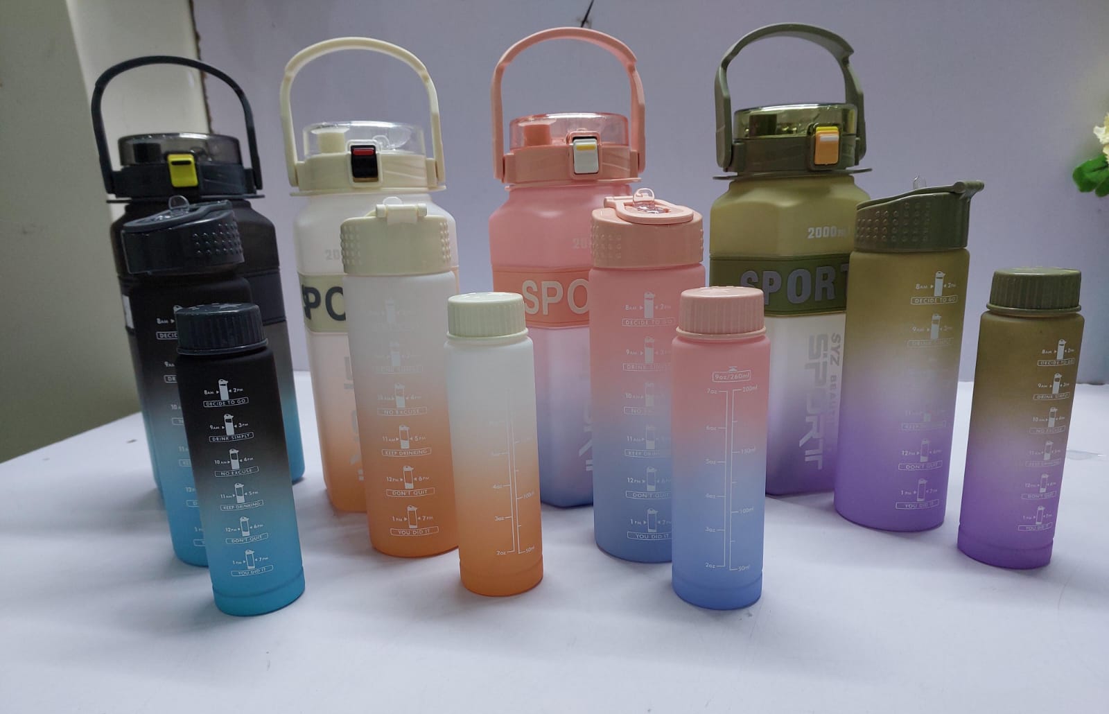 Motivation water bottle 