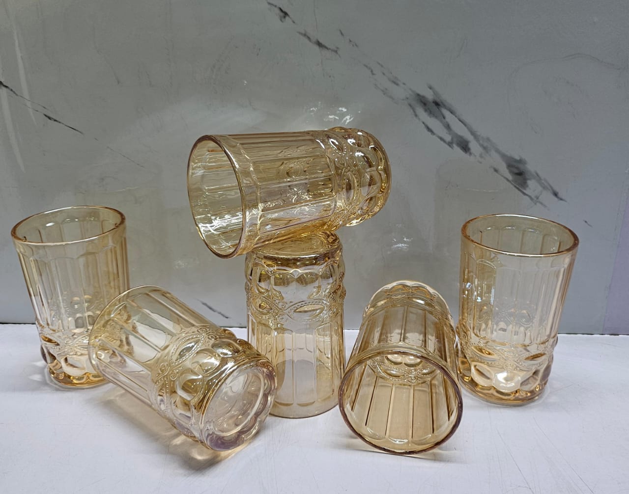 Heavy gauge thick WATER glass