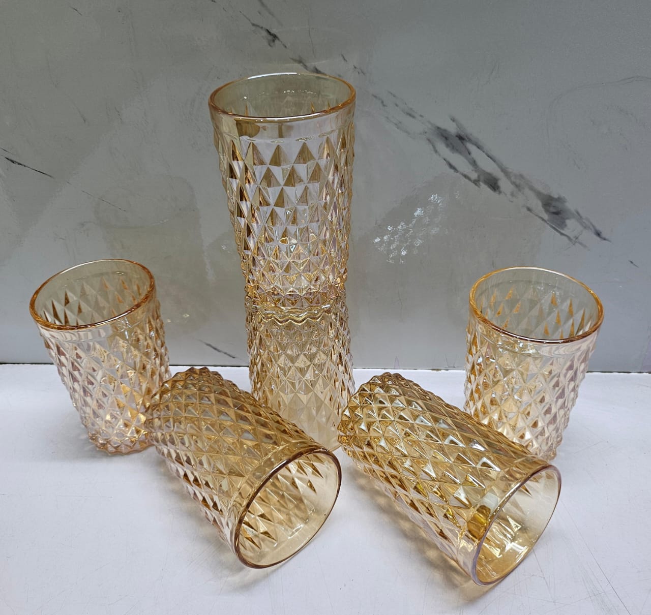 Heavy gauge thick WATER glass