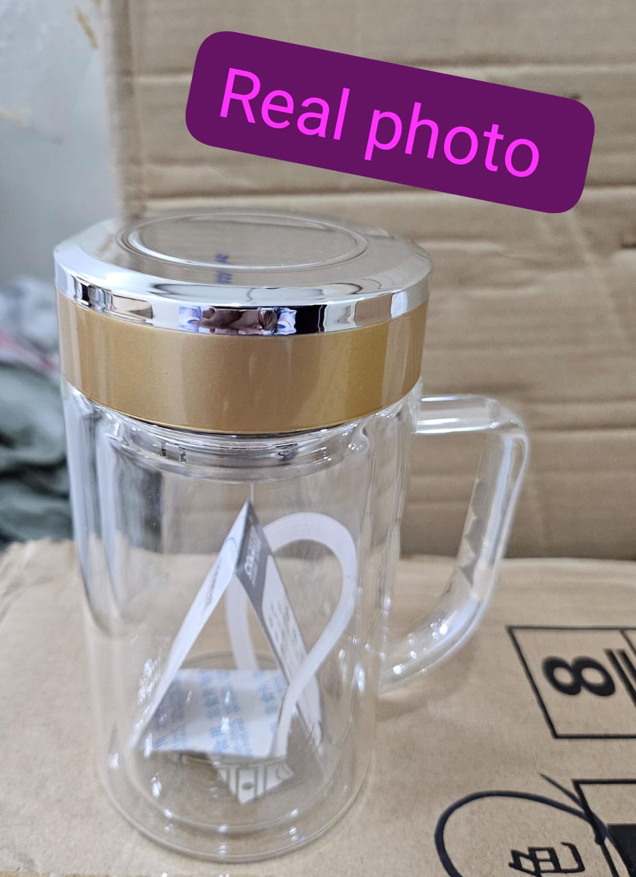 Glass coffee thermocup