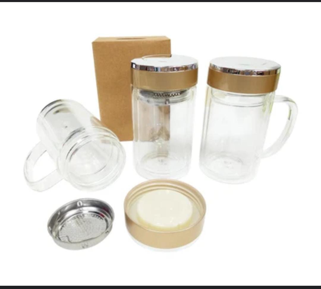 Glass coffee thermocup