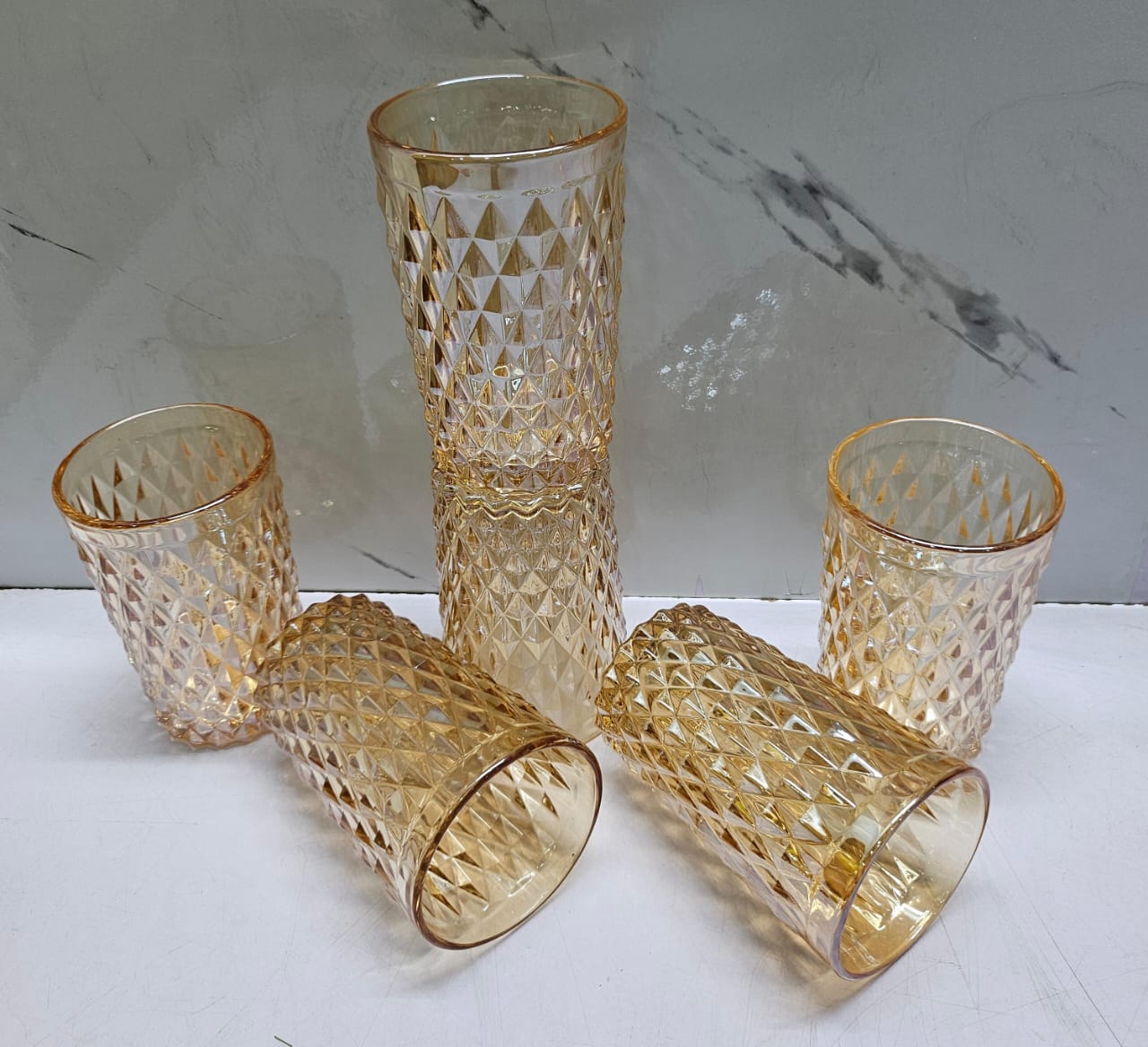 Heavy gauge thick WATER glass