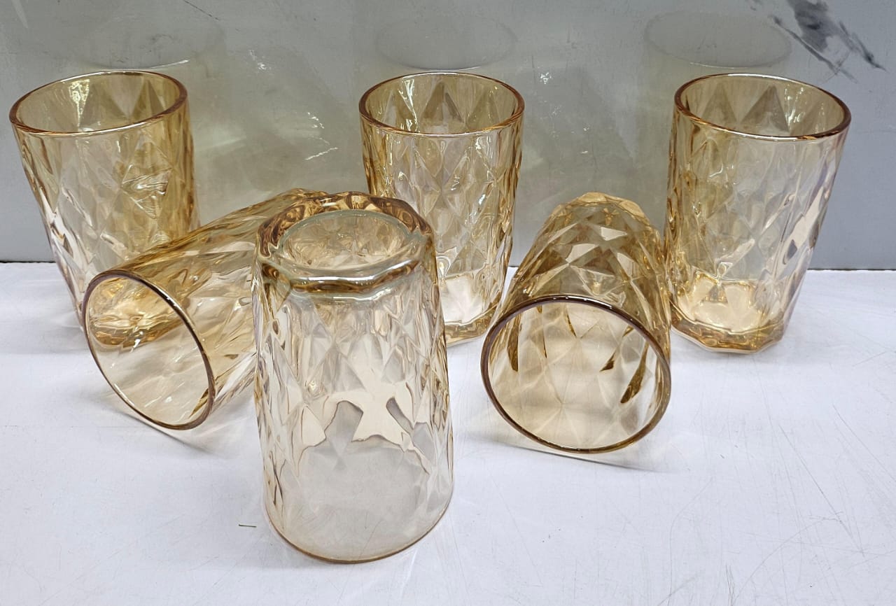 Heavy gauge thick WATER glass