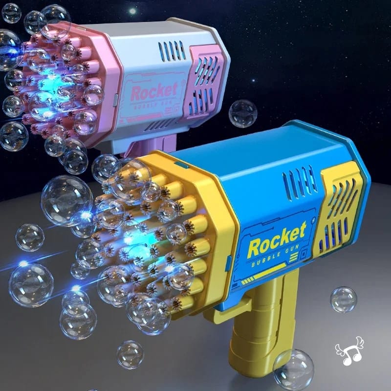 Rechargeable bubble making gun 