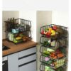 4 layer trolley mesh rack
