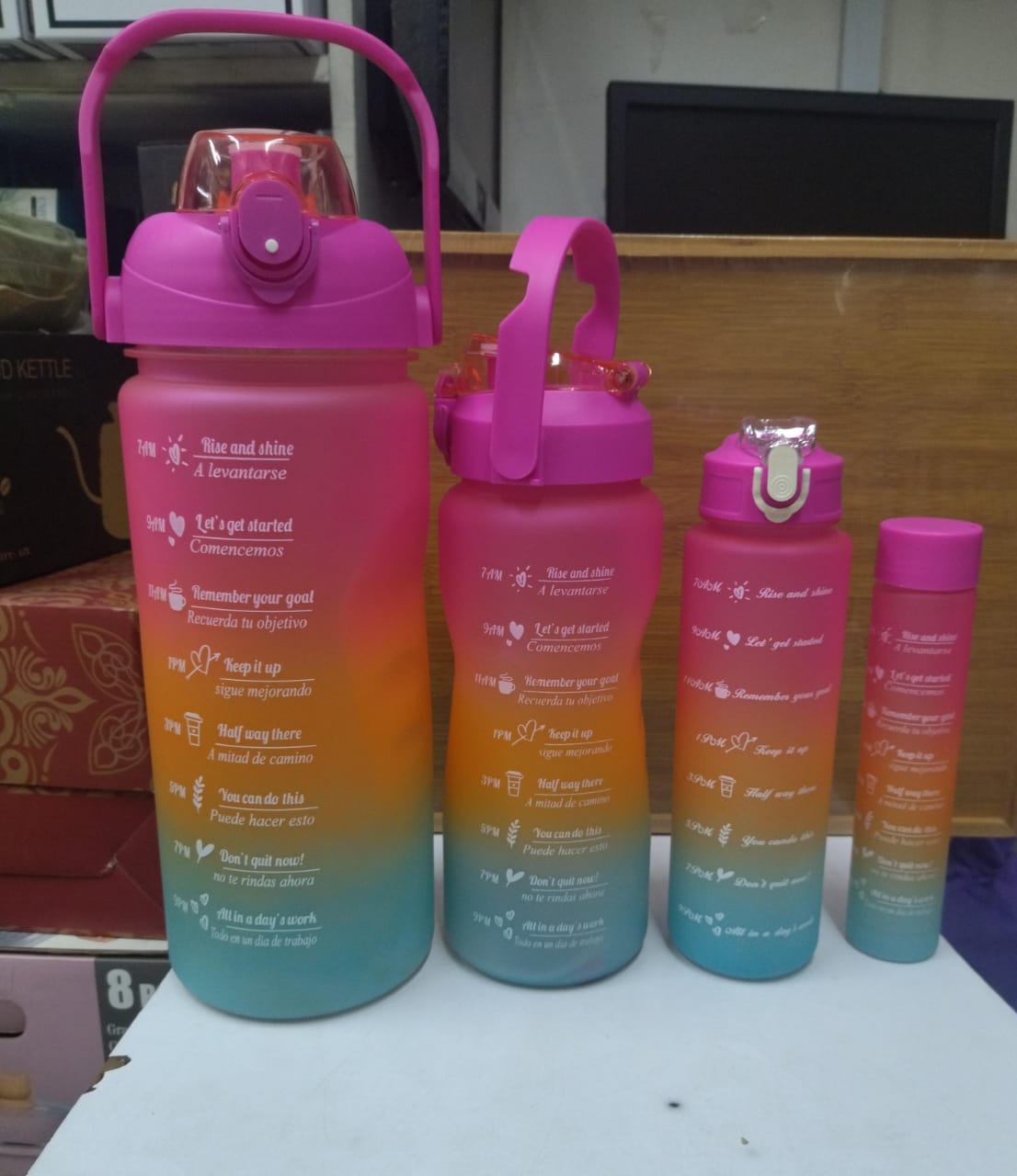 4 in 1 Water bottles