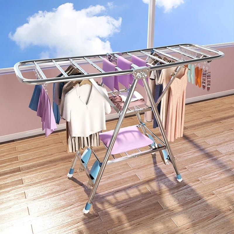 Movable Foldable/Portable LAUNDRY DRYING RACK*