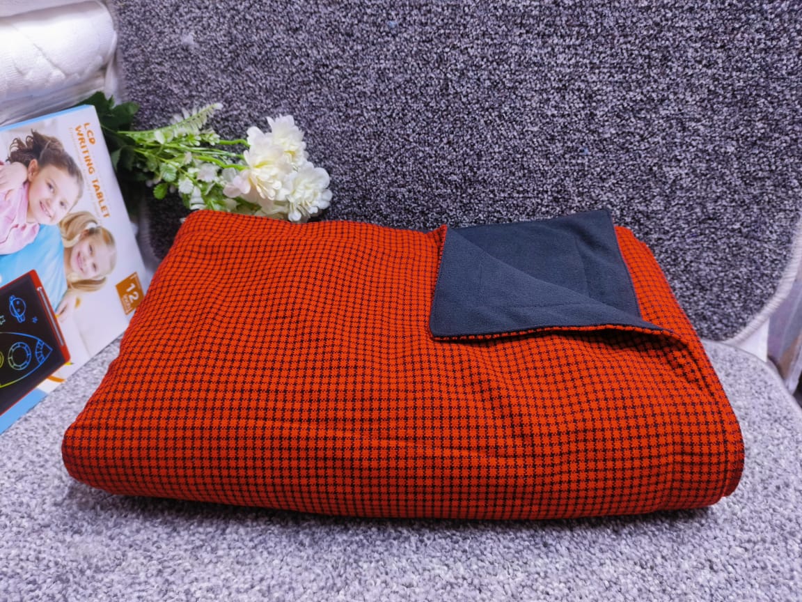 Maasai/fleece blanket