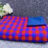 Maasai/fleece blanket