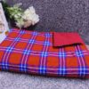 Maasai/fleece blanket