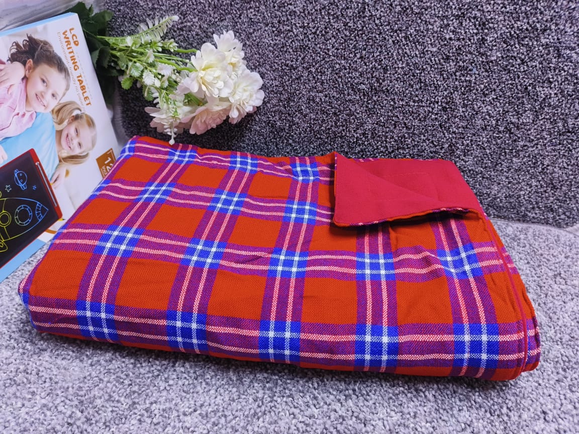 Maasai/fleece blanket