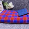 Maasai/fleece blanket