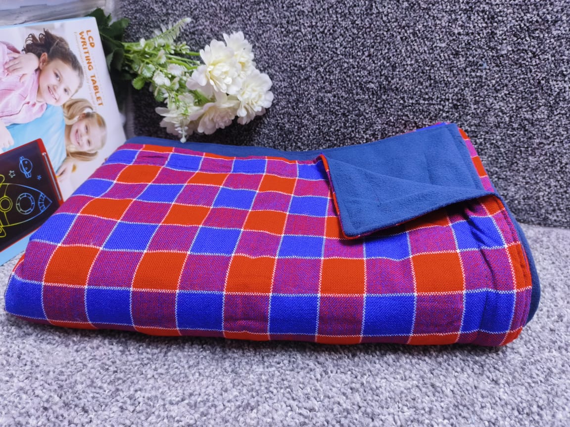 Maasai/fleece blanket