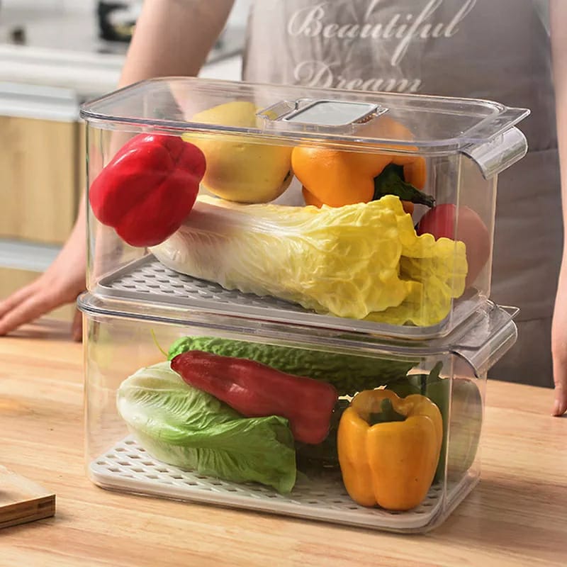Stackable fridge /storage organizer