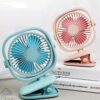 Mini rechargeable clip fan