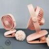 Mini rechargeable clip fan