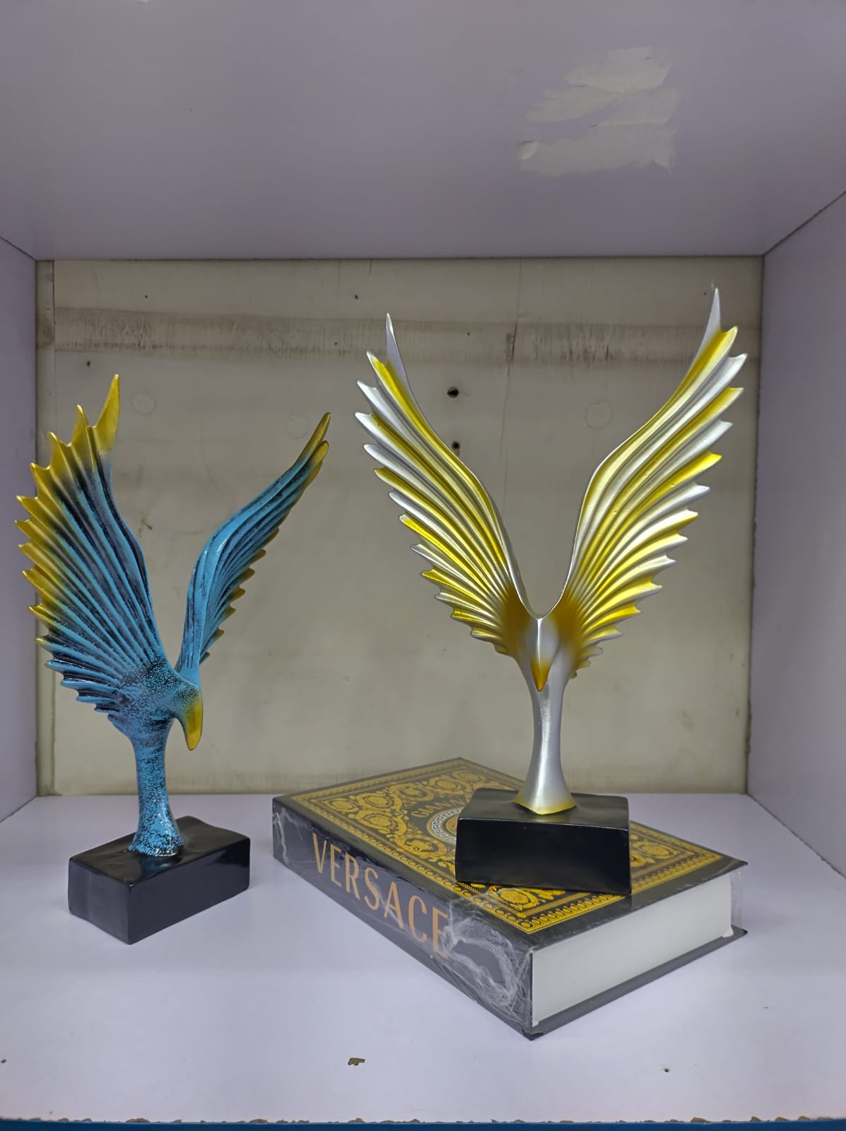 Winged Eagle Resin Statue