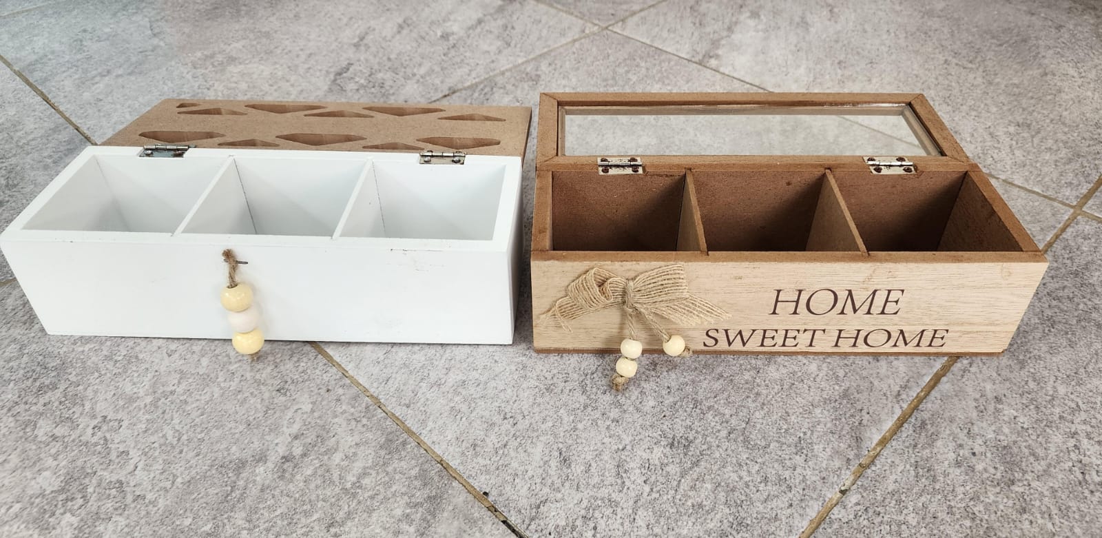 wooden teabag / coffee organizer