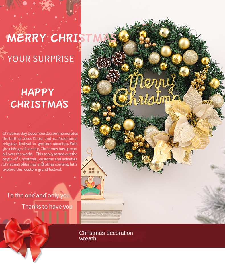 Christmas Door Wreath Decor