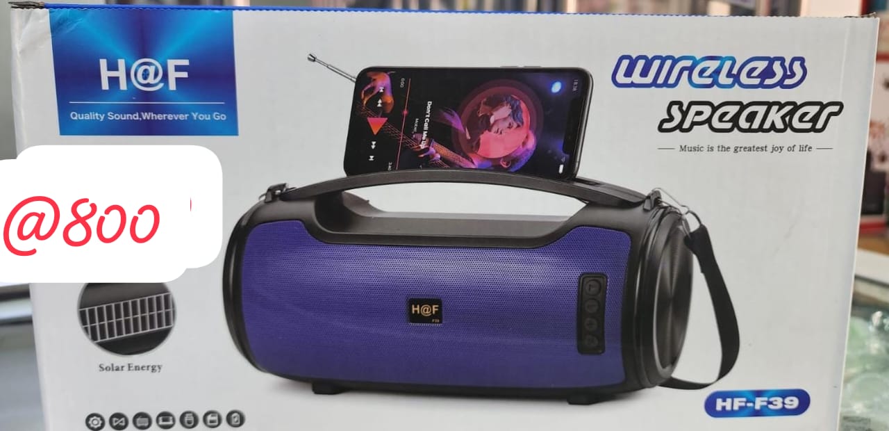 Hf Portable solar bluetooth speaker with phone holder HF-F39