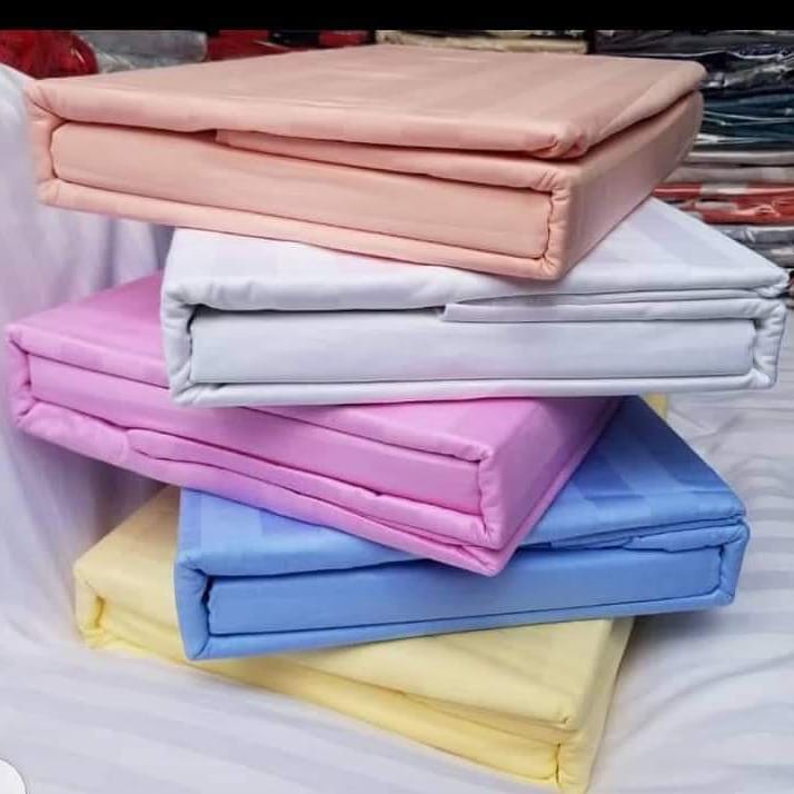 Cotton stripped Bedsheet