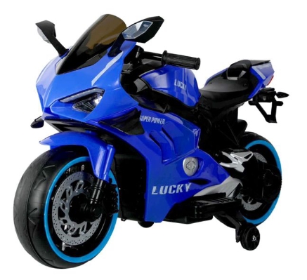 Lucky kid's motorbike